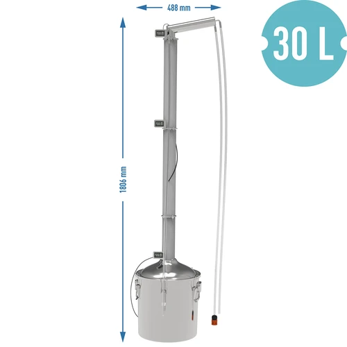 Hawkstill Aabratek 1.0 Elektrisk Destillator, 30 L - 17