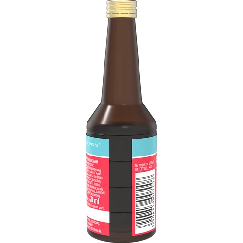 Hindbæressens med naturlig aroma til 4 L – 40 ml - 2