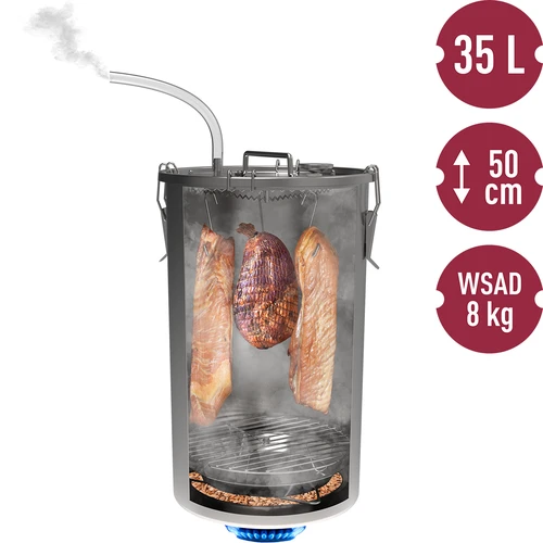 Hjemmerøgeri i gryde, 35 L, til gaskomfur - 6