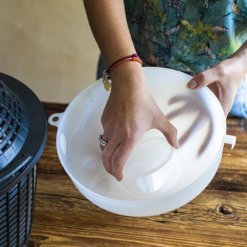 Hvid plasttragt fi 25cm - 4