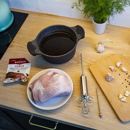 Injektor af rustfrit stål 60 ml + 2 nåle - 12