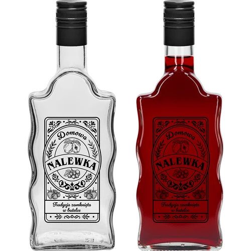 Klasztorna-flaske 500 ml med skruelåg, tryk "Nalewka", 1 stk. - 2
