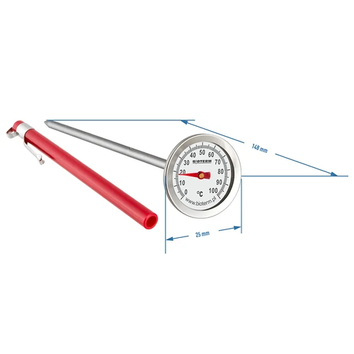Køkkentermometer (0°C til +100°C) 12,3cm - 2