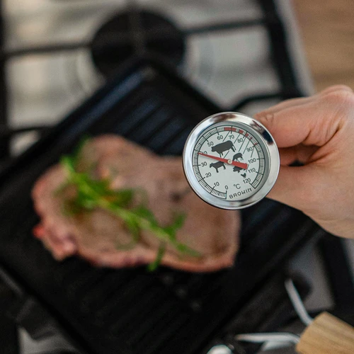 Køkkentermometer med grafik (0°C til +120°C) 21,0cm - 6
