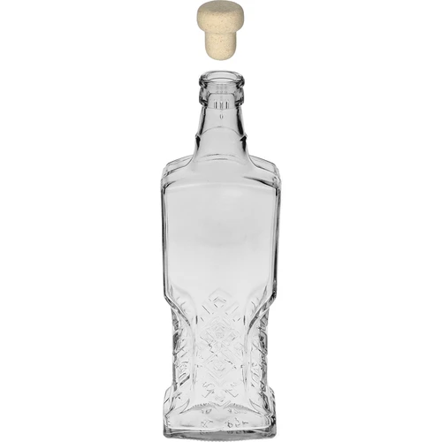 Kredensowa 500 ml flaske med korkprop - 2