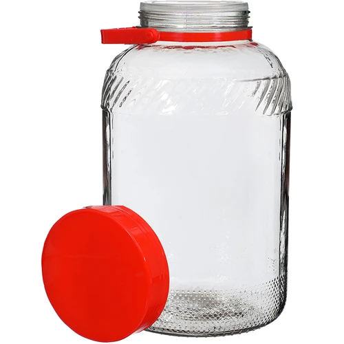 Krukke 8 L med plastiklåg