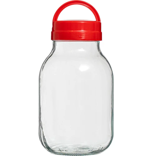 Krukke TO 3 L og låg fi 100 med håndtag