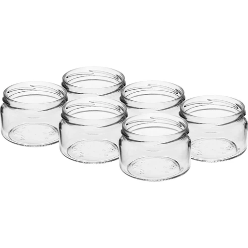 Lavt glas 200ml - med gyldent låg fi 82/6, 6 stk. - 4