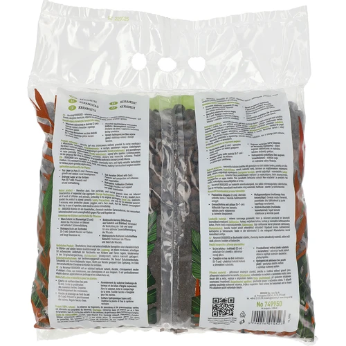 Leca til potteplanter, havebrug og skove i glas 10–20 mm, 4L - 2