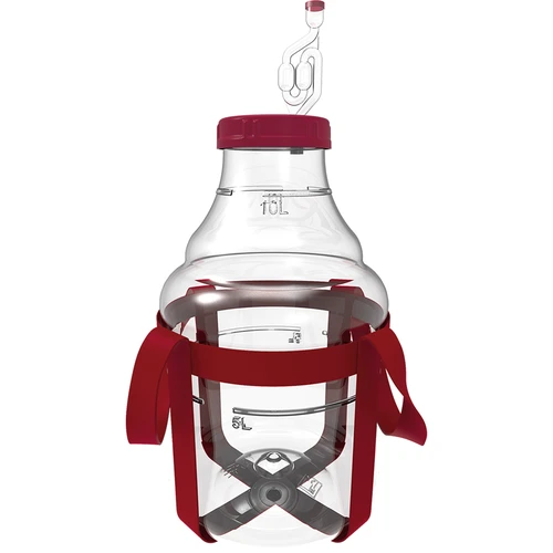 Let, brudsikker vinballon med seler, 10 L