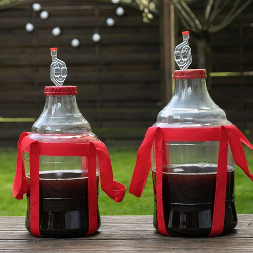 Let, brudsikker vinballon med seler, 10 L - 9