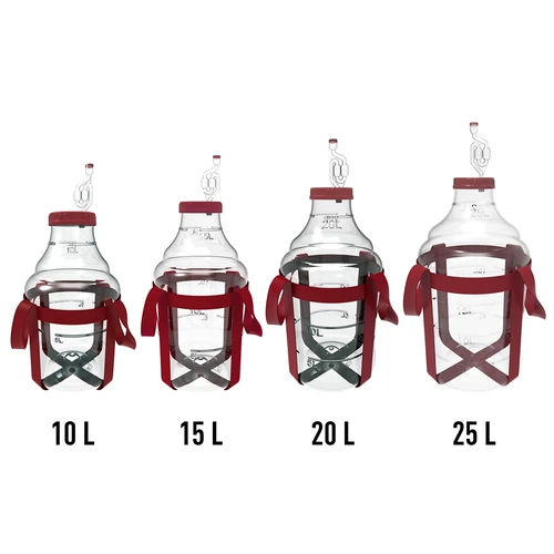 Let, brudsikker vinballon med seler, 15 L - 7
