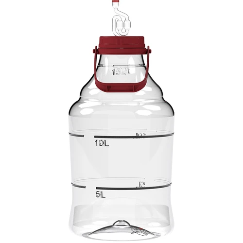 Let, uknuselig vinballon med håndtag, 15 L