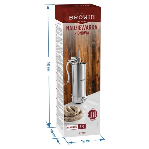 Lodret pølsestopper 3 kg - 10