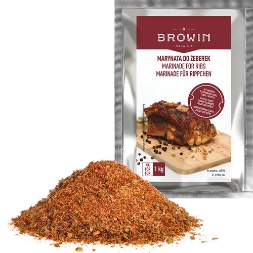 Marinade til ribben - blanding af urter og krydderier, 35 g - 4