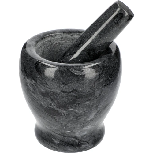 Marmorkøkkenmørtel, sort, fi 10,5 cm
