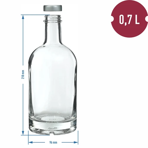 Miss Barku-flaske 700 ml med skruelåg, 1 stk. - 5