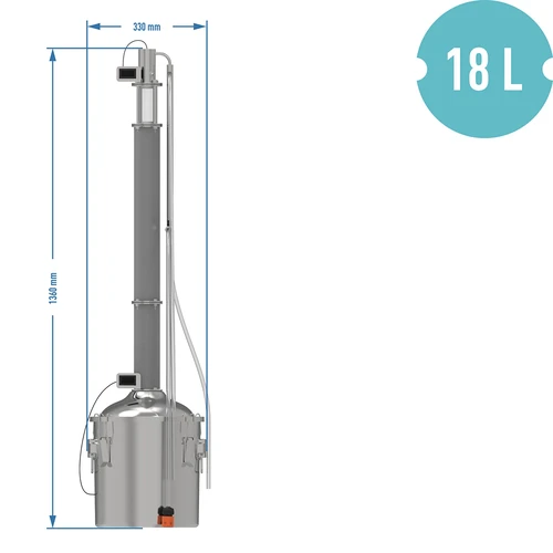 Modulær destillator Convex 18 L Baldur - 16