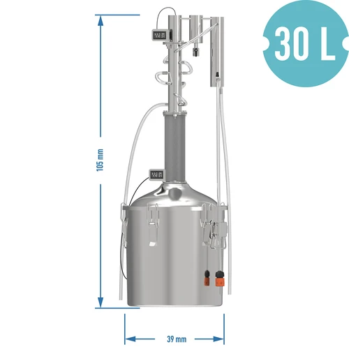 Modulær destillator Convex 30 L - Torpedo, 'Kolde Fingre' - 13
