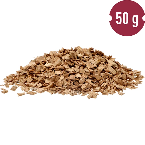 Naturlige egetræ flager til aromatisering af alkohol (whisky, hvidvin), 50 g - 5