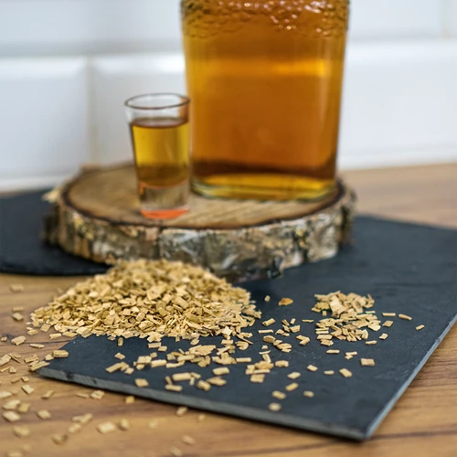 Naturlige egetræ flager til aromatisering af alkohol (whisky, hvidvin), 50 g - 9