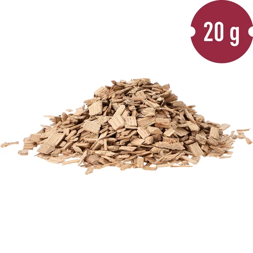 Naturlige egetræ flager (ubehandlede), 20g - 4