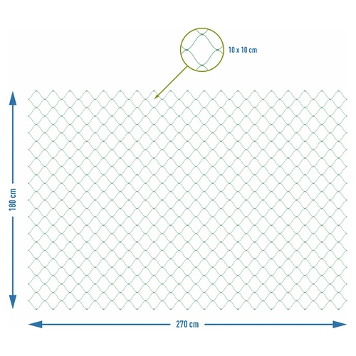 Net til klatreplanter, 1,8 x 2,7m - 4
