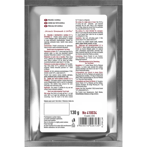 Nitritsalt med acerolaekstrakt, 130g - 2