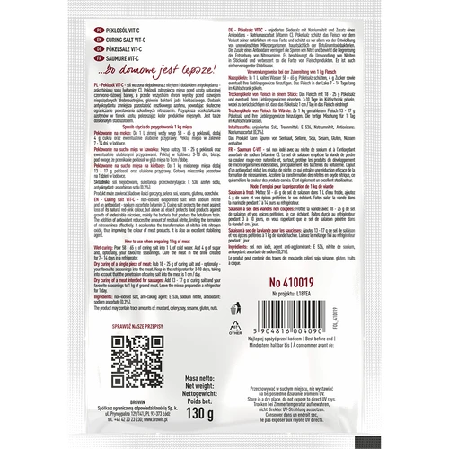 Nitritsalt Vit-C - 130 g - 2
