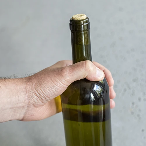Olivengrøn vinflaske 0,75 L - pakke med 8 stk. - 8
