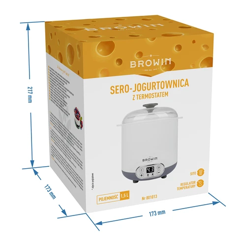 Oste-yoghurtmaskine med termostat 1,5 L - 11