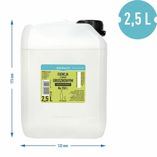 Pæressens med naturlig aroma, 2,5 L - 3
