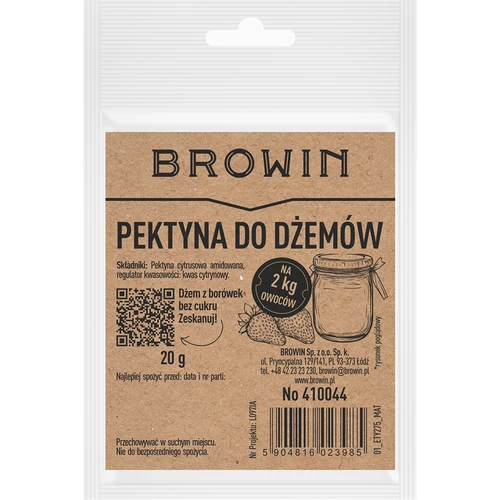 Pektin til marmelader - citrus amidert til gelering, 20 g