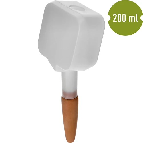 Plantevander - hvid tavle med keramisk fod, 200 ml - 2