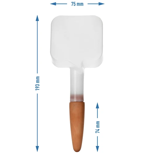 Plantevander - hvid tavle med keramisk fod, 200 ml - 5