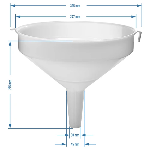 Plasttragt fi 30cm - 3