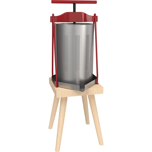 Rammepresse til frugt – med metalbeholder, til 10L