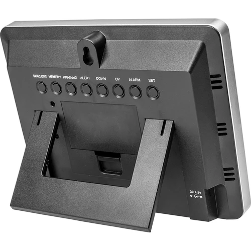 RCC vejrstation – elektronisk, oplyst, trådløs, sensor, sort - 3