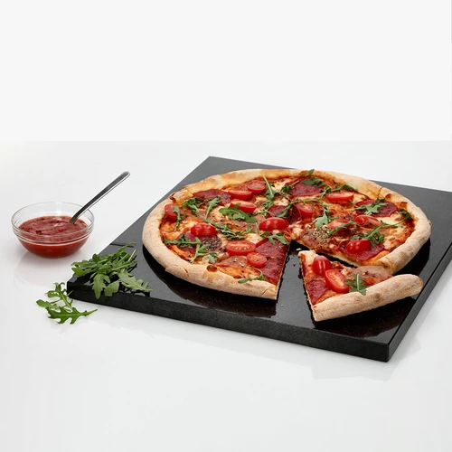 Rektangulær granit pizzasten 37 x 35 cm - 6