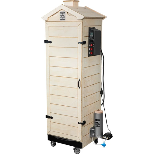 Røgeovn dragON PLYWOOD NATURE – rammefri, modulopbygget, med digital styring, 320 L - 2