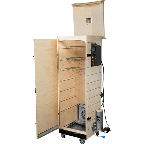 Røgeovn dragON PLYWOOD NATURE – rammefri, modulopbygget, med digital styring, 320 L - 3