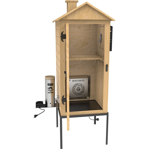 Røgeri 200 L dragON Larch E21 - af lærk, med elektrisk varmeelement og controller - 5