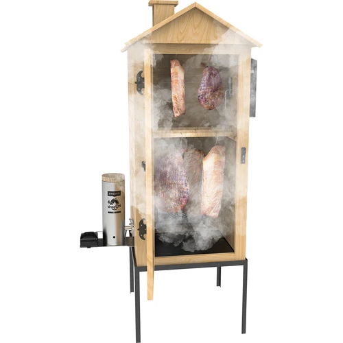 Røgeri 200 L dragON Larch E21 - af lærk, med elektrisk varmeelement og controller - 8