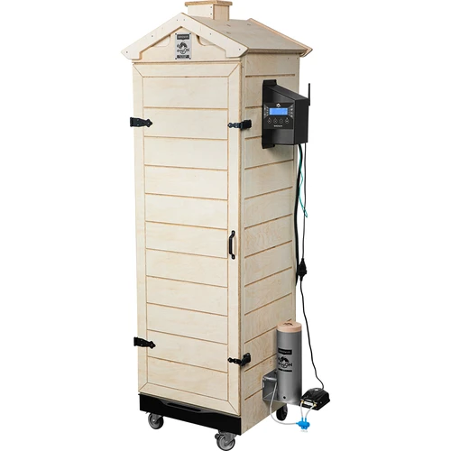 Røgeovn dragON PLYWOOD NATURE – rammeløs, modulopbygget, med Wi-Fi-styring, 320 L - 2