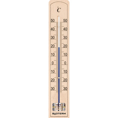 Rumtermometer med forstærket kapillarbeskyttelse (-30°C til +50°C) 20cm
