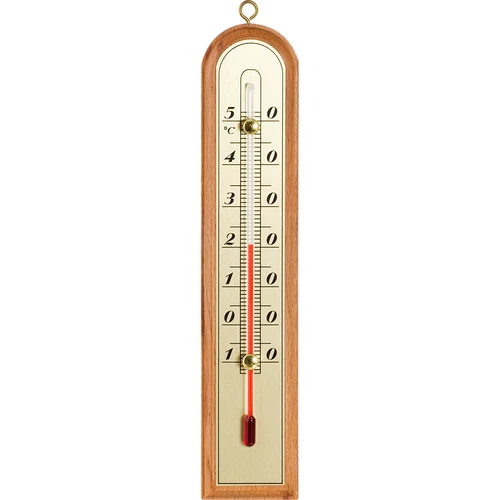 Rumtermometer med guldfarvet skala (-10°C til +50°C) 22cm, mix