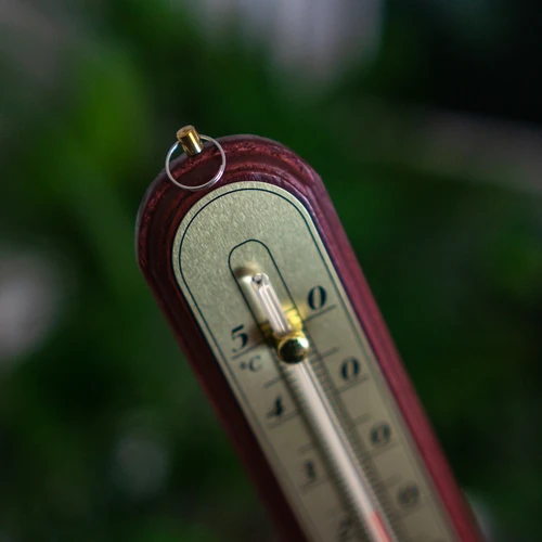 Rumtermometer med guldfarvet skala (-10°C til +50°C) 22cm, mix - 4