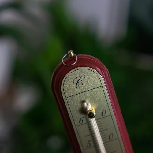 Rumtermometer med gylden skala (-10°C til +60°C) 28cm mix - 7