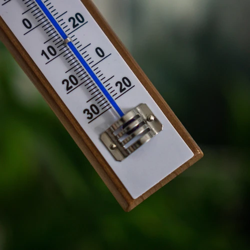 Rumtermometer med hvid skala (-30°C til +50°C) 20cm - 4