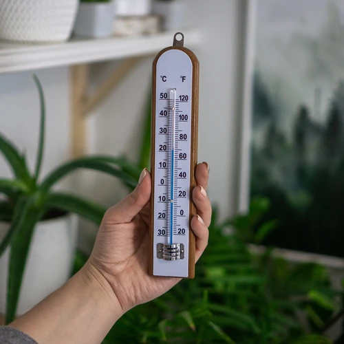 Rumtermometer med hvid skala (-30°C til +50°C) 20cm - 3
